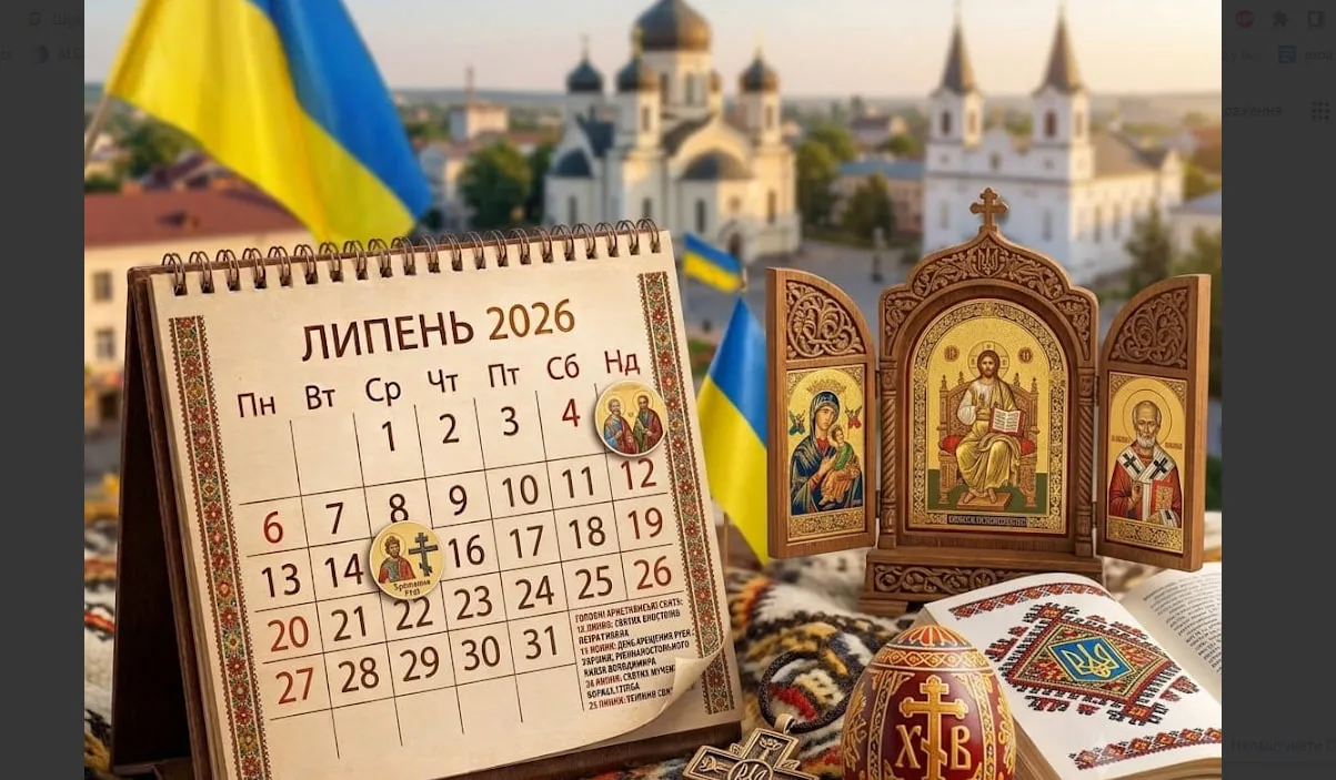 Церковні свята у липні 2026: календар для Коломиї з традиціями і прикметами