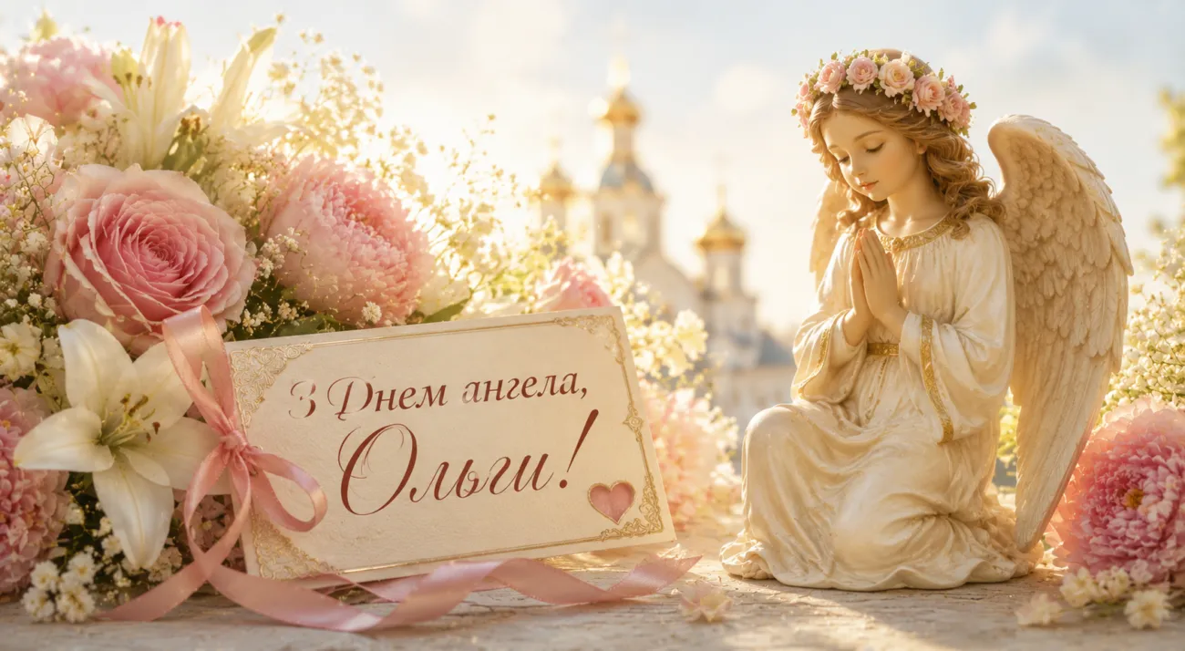 Іменини Ольги 2026: привітання з днем ангела та гарні листівки