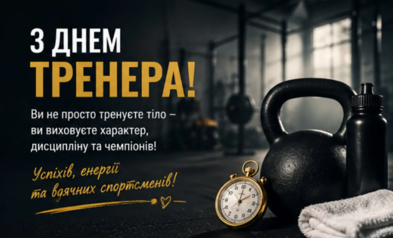 день тренера картинка українська 2026