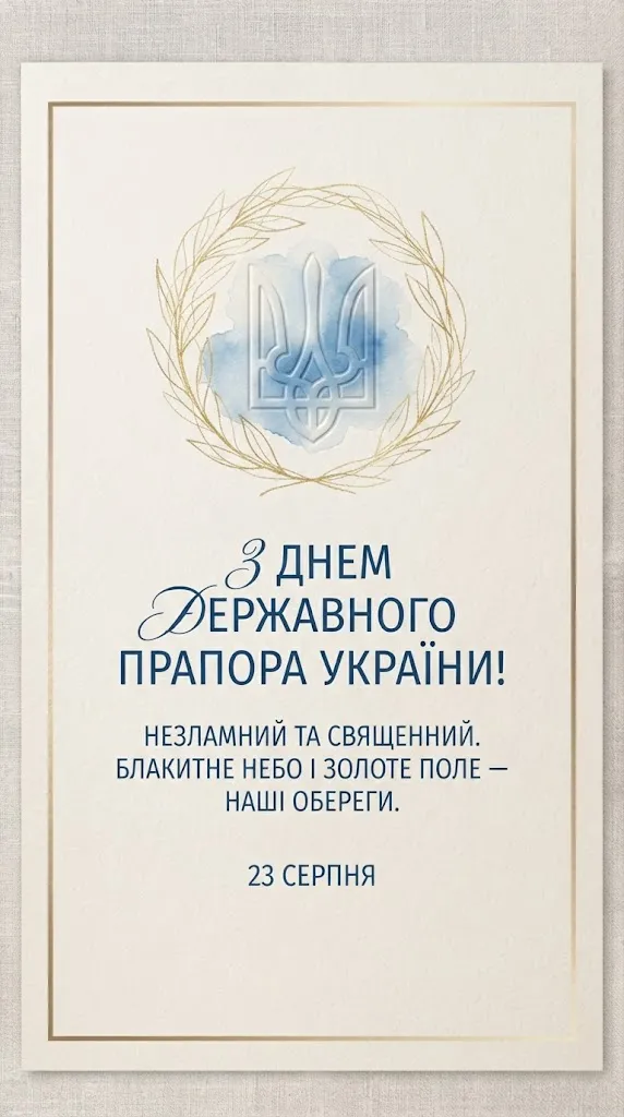 День прапора України 2026: красиві привітання, офіційні формулювання та листівки