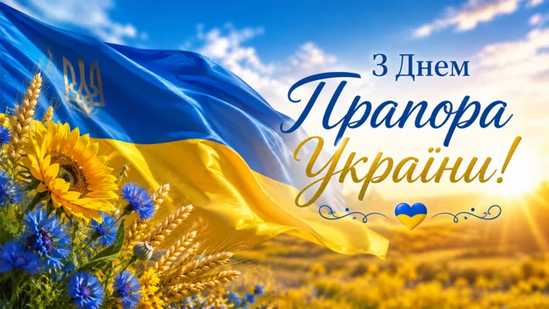 День прапора України 2026: красиві привітання, офіційні формулювання та листівки
