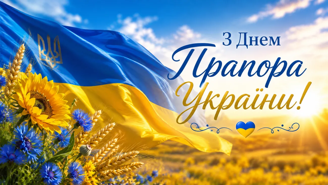День прапора України 2026: красиві привітання, офіційні формулювання та листівки
