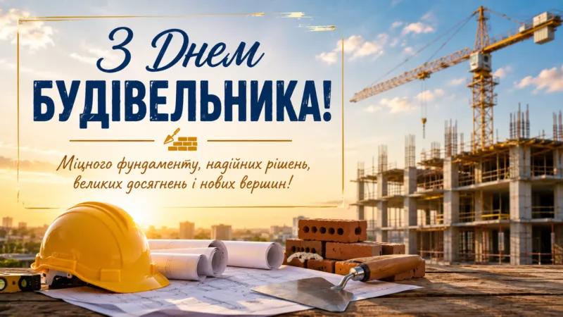 Сьогодні відзначають День будівельника 2026: привітання для тих, хто відбудовує Україну
