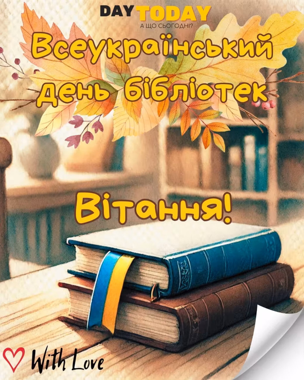 30 вересня — Всеукраїнський день бібліотек: привітання бібліотекарю у прозі, короткі вітання та картинки