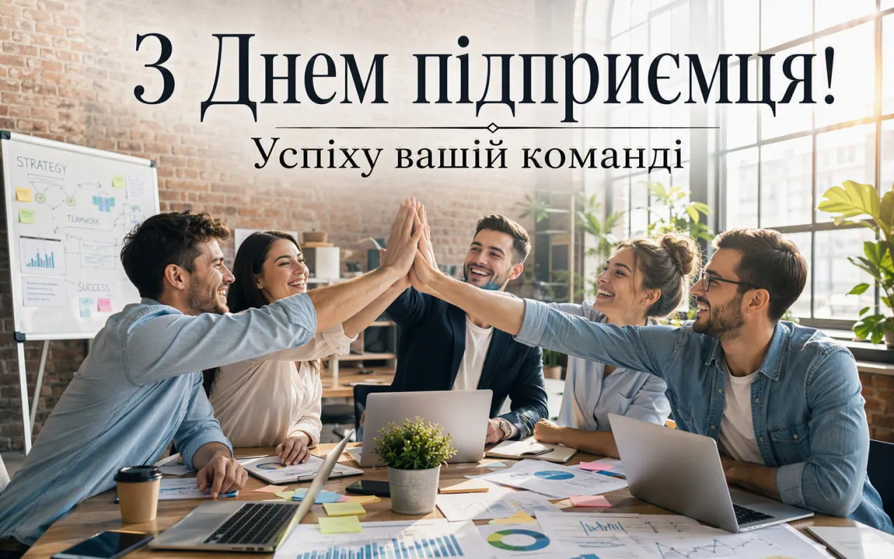 З Днем підприємця 2026: привітання на 6 вересня в картинках, листівках, СМС та прозі