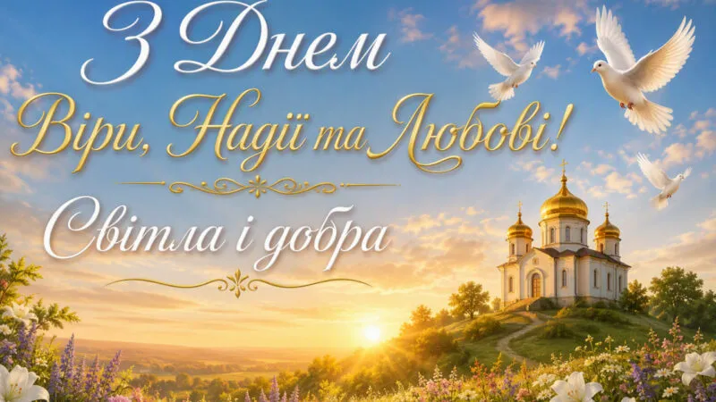 З днем ангела Віри, Надії, Любові та Софії: красиві привітання у прозі