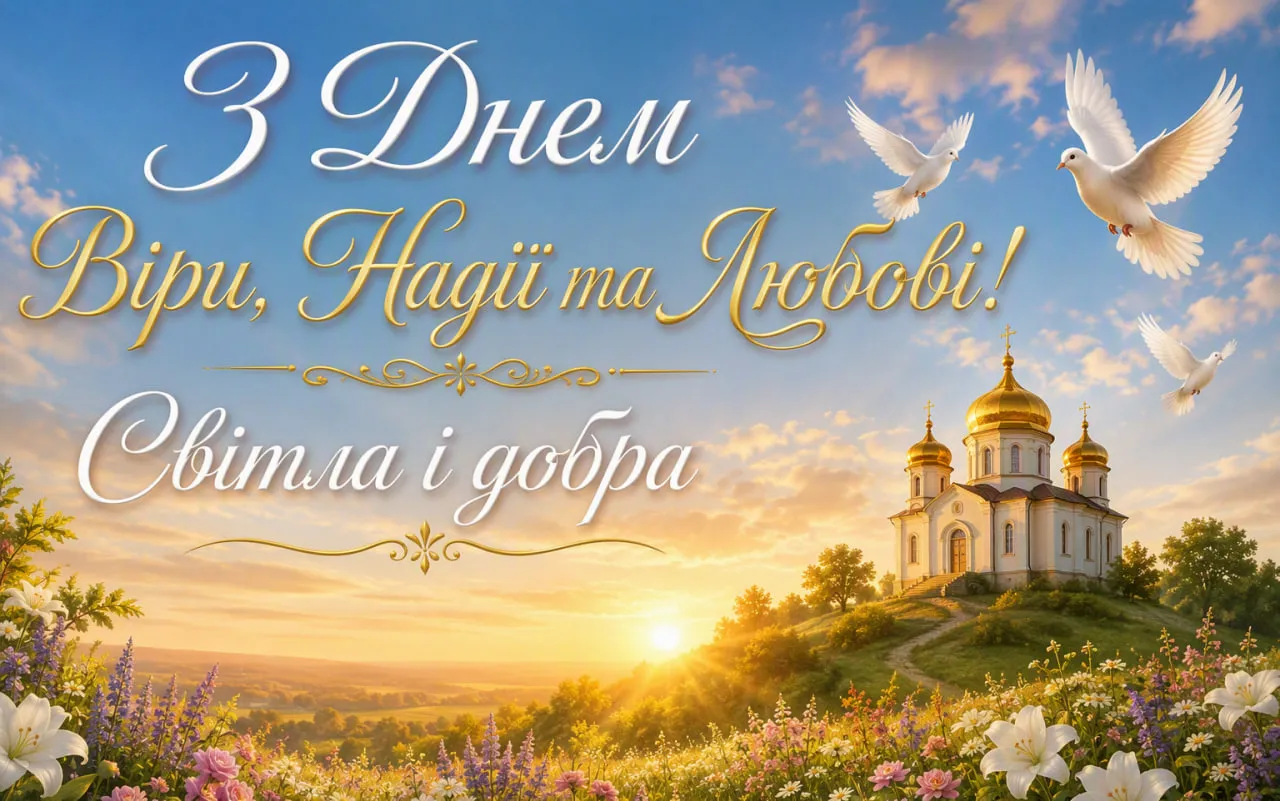 З днем ангела Віри, Надії, Любові та Софії: красиві привітання у прозі