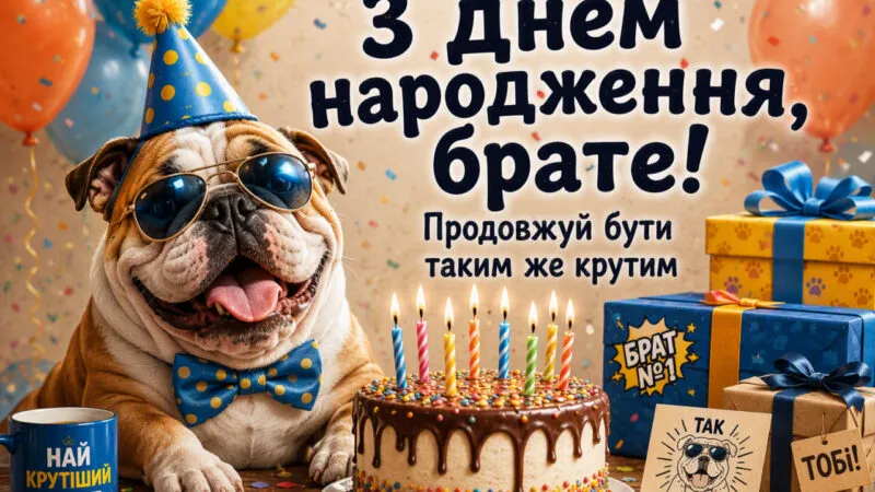 Привітання з днем народження брату: від сестри, від брата, до сліз, прикольні, для того, хто на війні, і молодшому