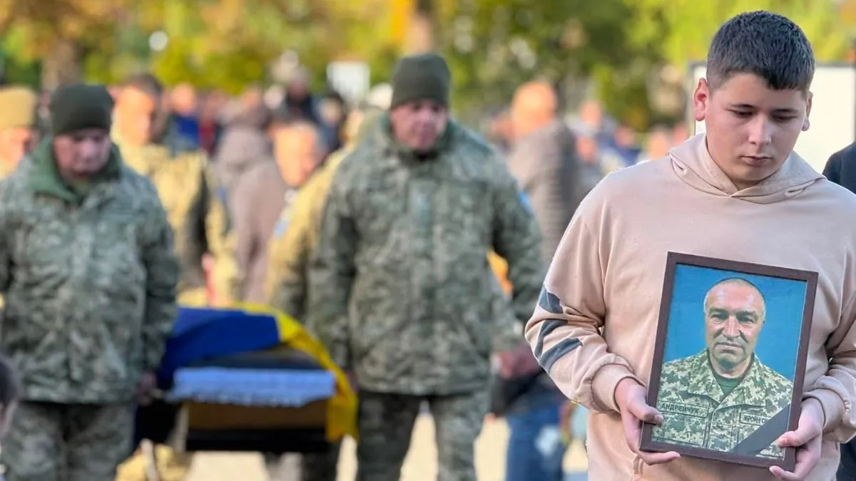 Повернувся "на щиті": на Прикарпатті зустріли воїна Миколу Андрейчука