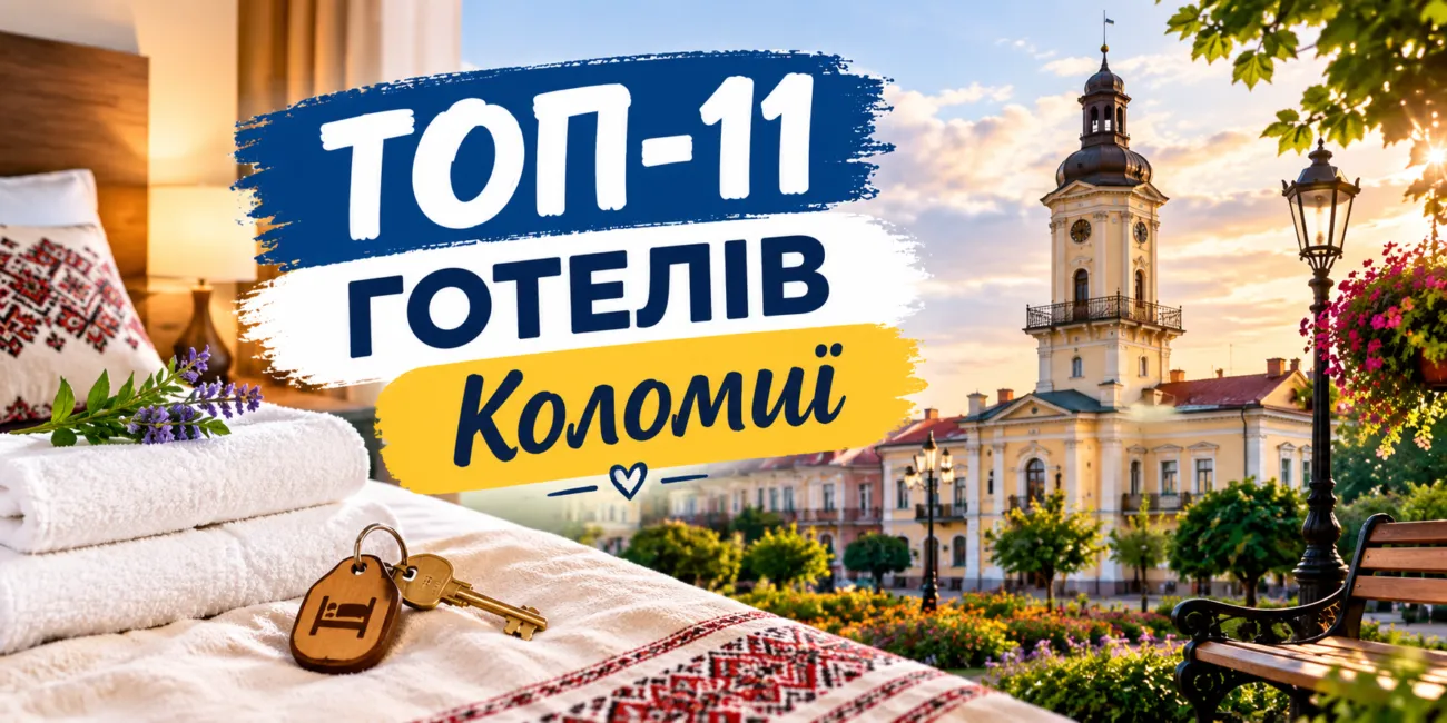 Найкращі готелі Коломиї 2026: де зупинитись у місті та на околицях