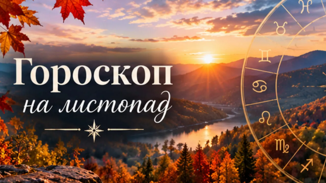 Гороскоп на листопад 2026: гроші, кохання і здоров'я — прогноз для кожного знака
